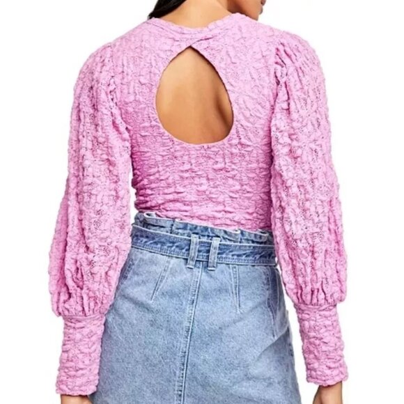 Free People LS crop top - Picture 2 of 2